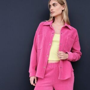 Sundry Pink Button Down Shirt